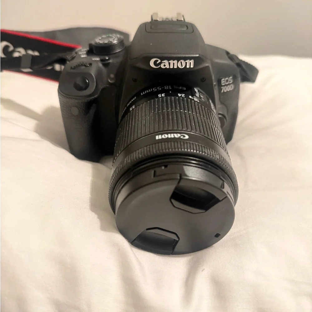 Canon Black DSLR Camera with Bag and Lenses